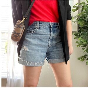 Everlane Denim Short Cutoff Blue Size 24